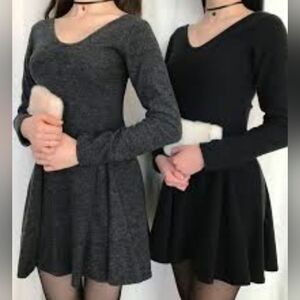 Hollister Black Skater Dress